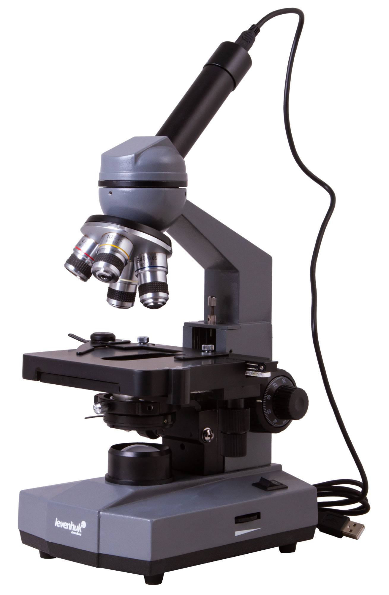 Image of Levenhuk D320L BASE 3M microscope from Levenhuk website