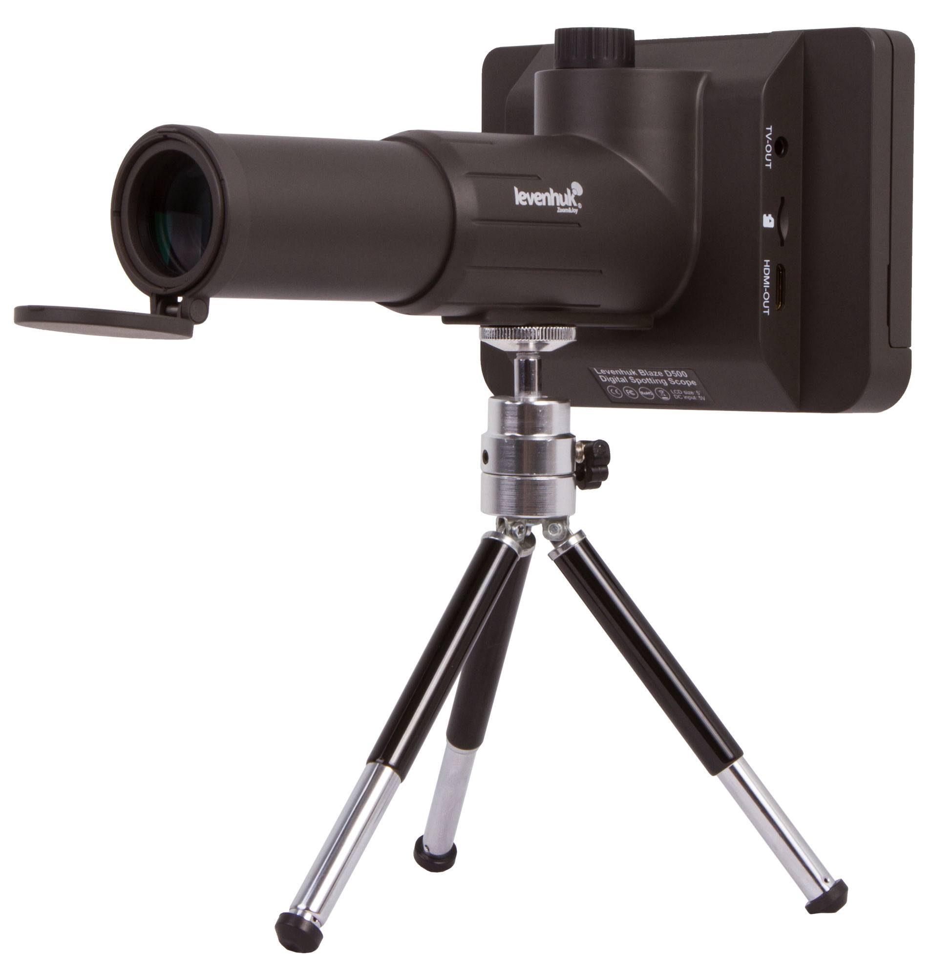 Vividia SS-550 LCD Spotting Scope – 50x Zoom With 5" Monitor, 1080p Video, Tripod Included