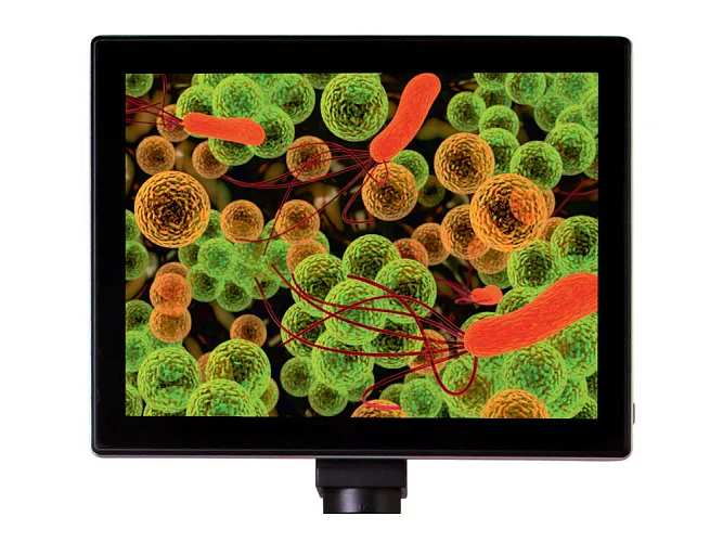 photo Levenhuk MED 5M Microscope Digital Camera with 9.4" LCD Screen