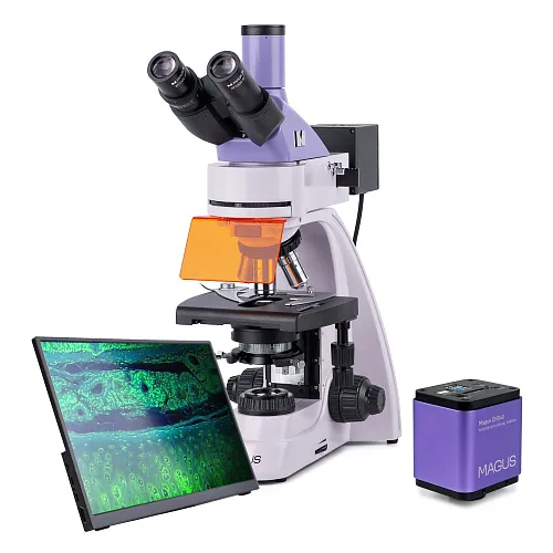 photo MAGUS Lum D400L LCD Fluorescence Digital Microscope