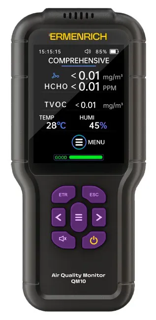 image Ermenrich QM10 Air Quality Monitor,  1