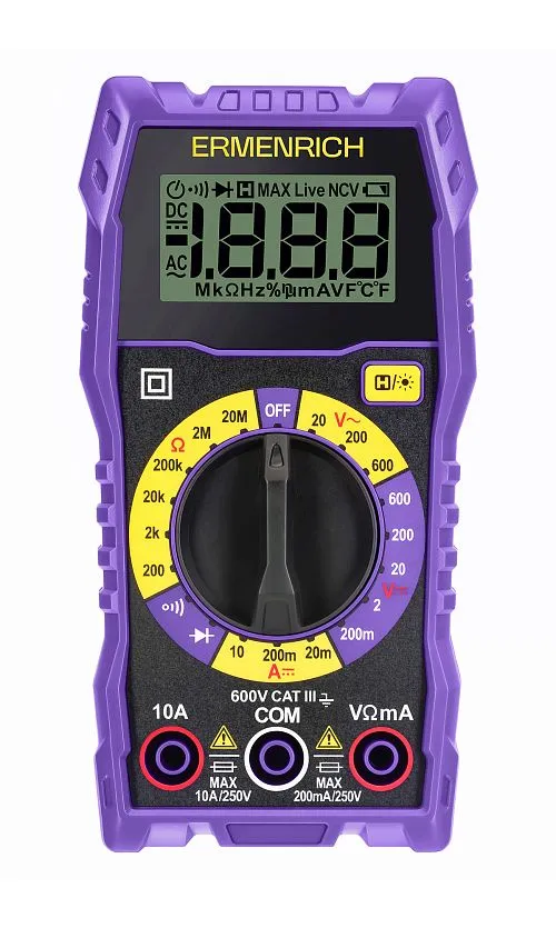picture Ermenrich Zing TC07 Digital Multimeter,  1