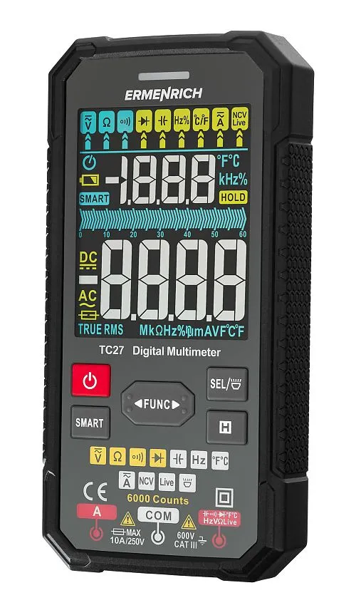 image Ermenrich Zing TC27 Digital Multimeter