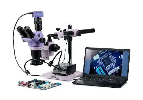 image MAGUS Stereo D8TR Digital Stereomicroscope for Electronics Repair,  1