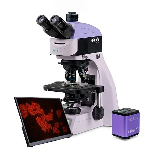photo MAGUS Lum D460L LCD Fluorescence Digital Microscope,  1