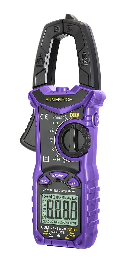 image Ermenrich Ping MK20 Digital Clamp Meter,  1