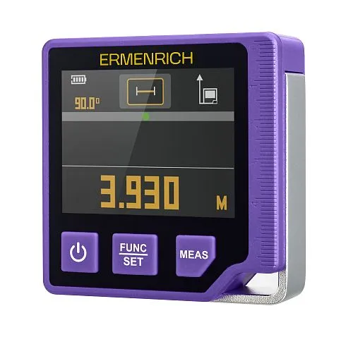 photograph Ermenrich Verk LQ60 3-in-1 Digital Level with Laser Meter,  1