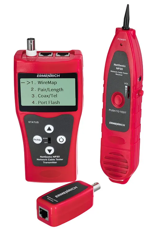 image Ermenrich NetGeeks NP30 Network Cable Tester - Exhibition Item
