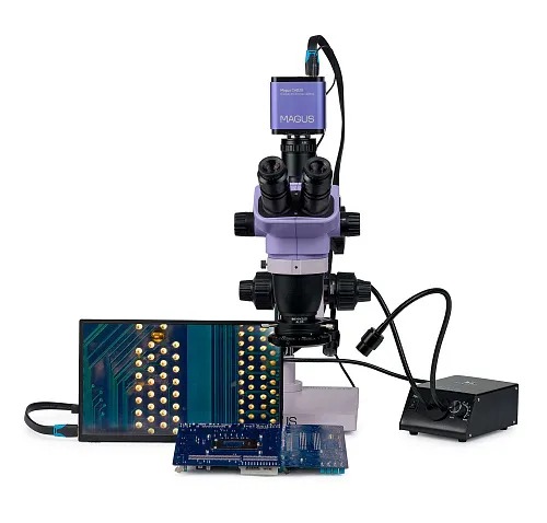 photograph MAGUS Stereo D8TR LCD Digital Stereomicroscope for Electronics Repair