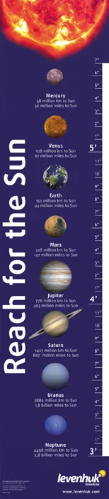 picture "Reach for the Sun" Levenhuk Growth Chart