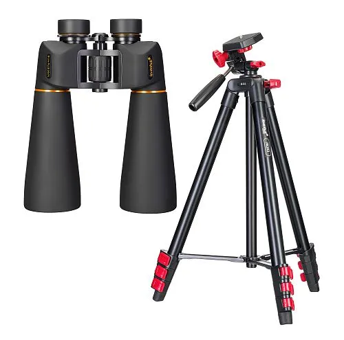 photograph Levenhuk Bruno PLUS 25x70 Binoculars and Tripod Set,  1