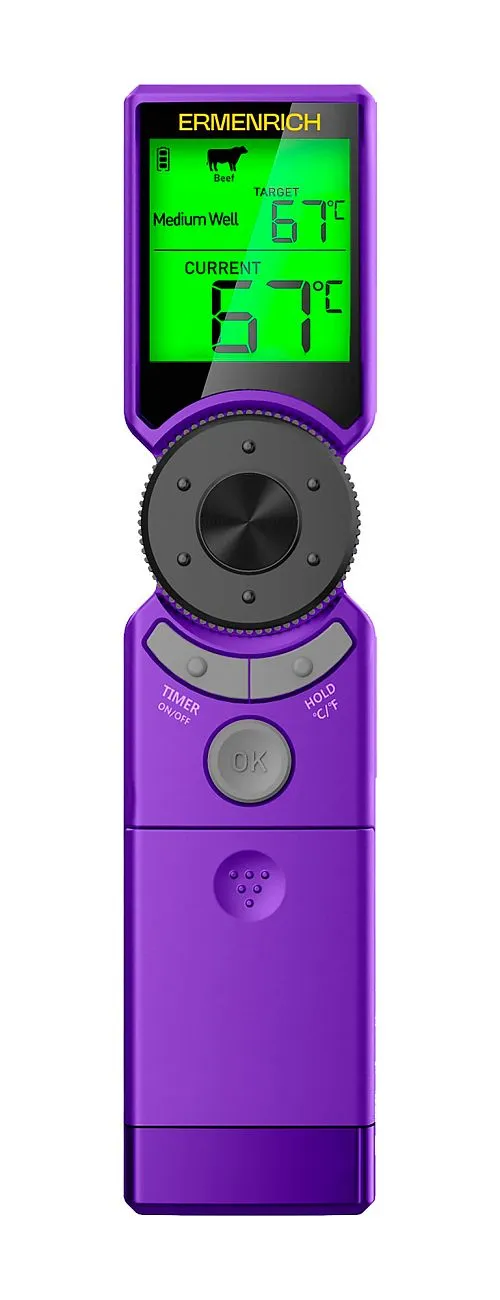 picture Ermenrich BBQ GT10 Meat Thermometer,  1