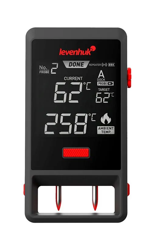 photo Levenhuk Wezzer Grill BT50 Meat Thermometer,  1