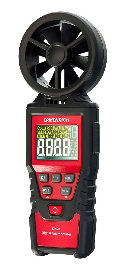 image Ermenrich Seek DN20 Digital Anemometer