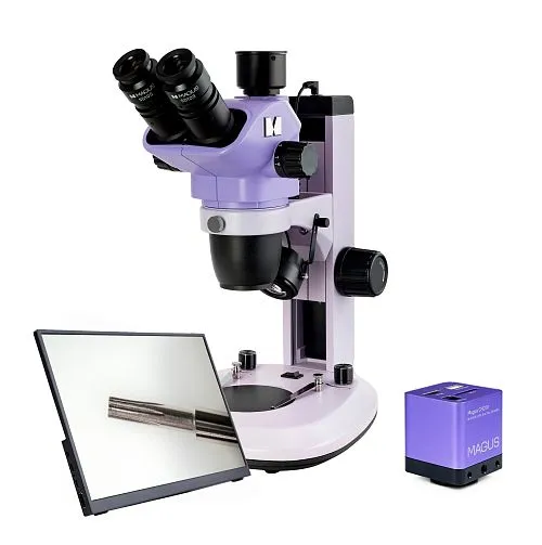 photograph MAGUS Stereo D7T LCD BASE Digital Stereomicroscope