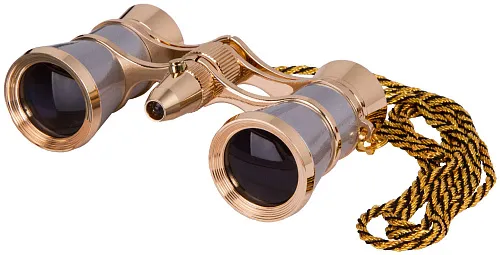 photo Levenhuk Broadway 325F Opera Glasses (with LED light and chain)