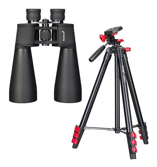 image Levenhuk Bruno BASE 15x70 Binoculars and Tripod Set,  1