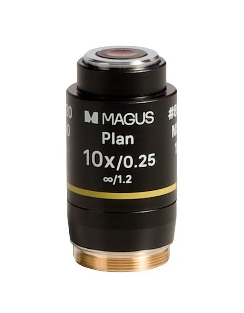 photo MAGUS 10PL60V Plan 10х/0.25 ∞/1.2 H60mm Objective,  1