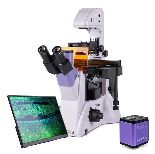photo MAGUS Lum VD500 LCD Fluorescence Inverted Digital Microscope