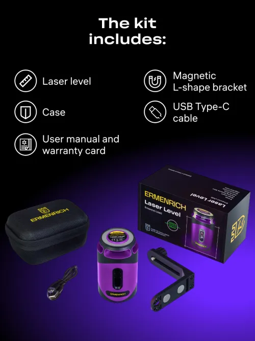 picture Ermenrich PLUS LN40 Laser Level,  12