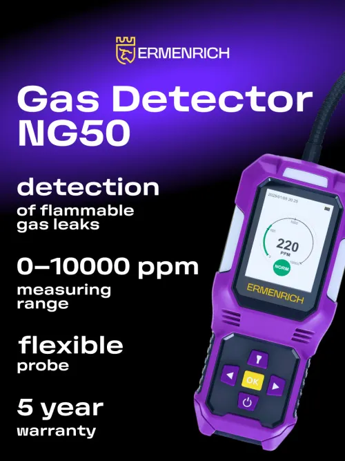 image Ermenrich NG50 Gas Detector,  8
