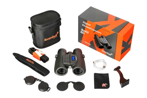 photograph Levenhuk Kelvin Snap ED 8x42 Digital Photobinoculars,  2