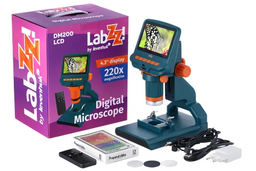 photo Levenhuk LabZZ DM200 LCD Digital Microscope,  2