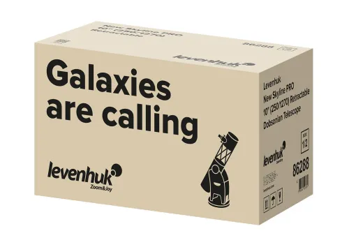 image Levenhuk New Skyline PRO 10" (250/1270) Retractable Dobsonian Telescope,  16