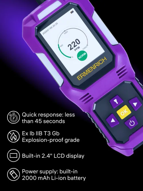 image Ermenrich NG50 Gas Detector,  10