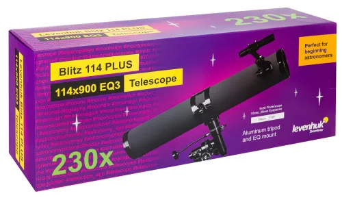 picture Levenhuk Blitz 114 PLUS Telescope,  12