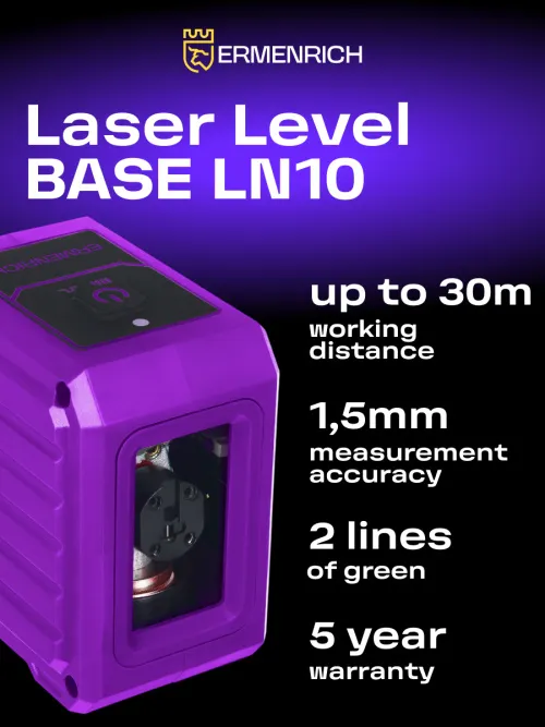picture Ermenrich BASE LN10 Laser Level,  10