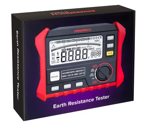 image Ermenrich Ping ET60 Earth Resistance Tester,  8