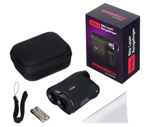 photograph Ermenrich LR1500 Site Laser Rangefinder, black,  2