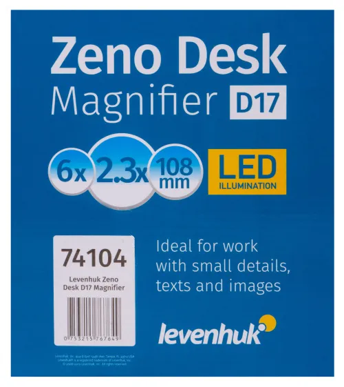 photograph Levenhuk Zeno Desk D17 Magnifier - Exhibition Item,  13