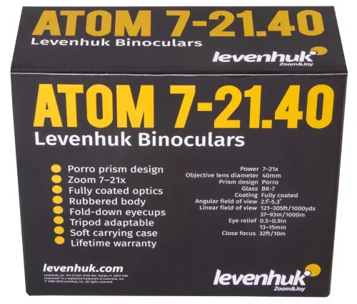 photograph Levenhuk Atom 7–21x40 Binoculars,  12