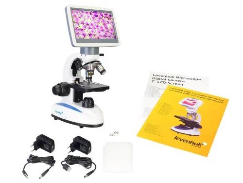 image Levenhuk D85L LCD Digital Microscope - Exhibition Item,  2