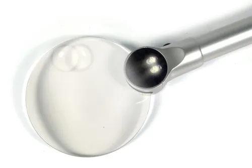 picture Levenhuk Zeno 400 LED Magnifier, 2/4x, 88/21mm, Metal,  4