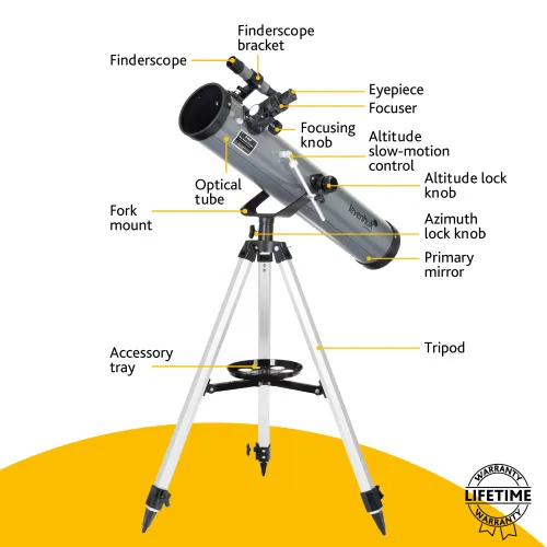 picture Levenhuk Blitz 76 BASE Telescope,  13