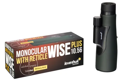 image Levenhuk Wise PLUS 10x56 Monocular with Reticle,  4