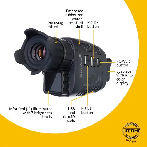 photograph Levenhuk Halo 13X Digital Night Vision Monocular - Exhibition Item,  14