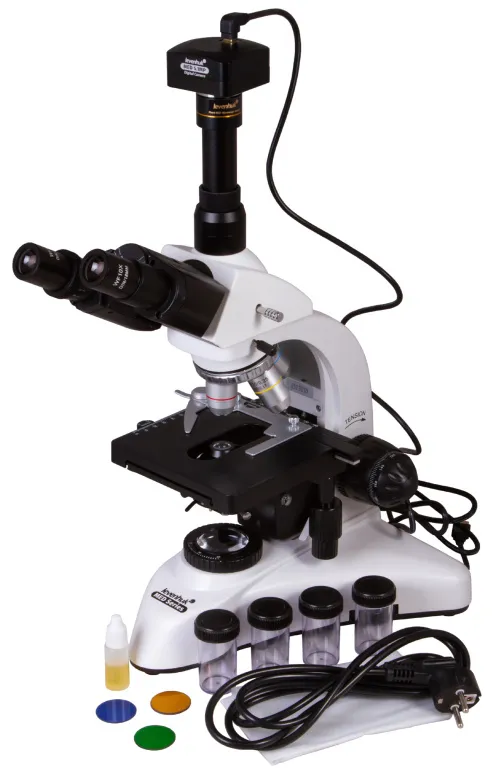 photo Levenhuk MED D20T Digital Trinocular Microscope - Exhibition Item,  2