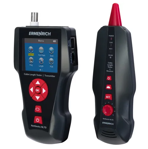 photo Ermenrich NetGeeks NL70 Cable Length Tester,  4