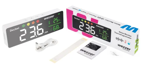 picture Levenhuk Wezzer Teo TH70 Noise Monitor Thermohygrometer,  2