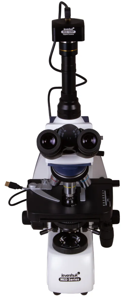 photograph Levenhuk MED D30T Digital Trinocular Microscope,  3