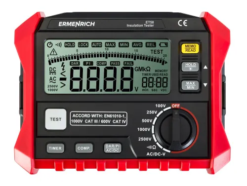 photo Ermenrich Ping ET50 Insulation Tester,  4