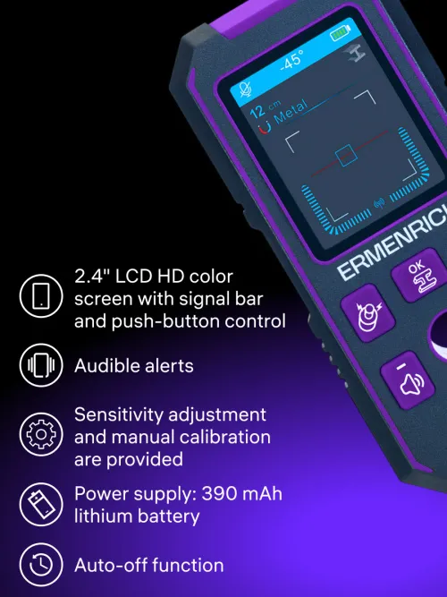 photo Ermenrich Ping SM70 Stud Detector,  11
