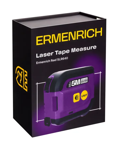 image Ermenrich Reel SLR640 Laser Tape Measure,  7