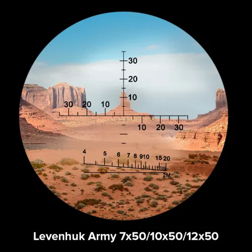 picture Levenhuk Army 7x50 Binoculars with Reticle,  4