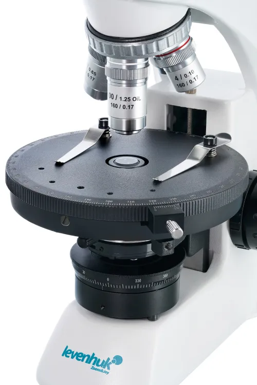 photo Levenhuk 500T POL Trinocular Microscope,  7