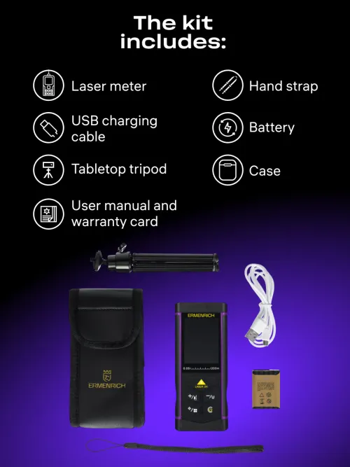 photo Ermenrich PRO LR200 Laser Meter, with camera,  13